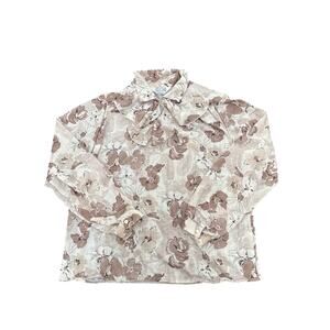 Cape Cod Match Mates Womens Vintage Long Sleeve Top Measures As Size XL Beige